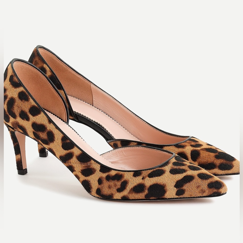J crew leopard pumps